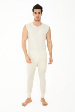 Erkek Sıfır Kol Yün Fanila Takım