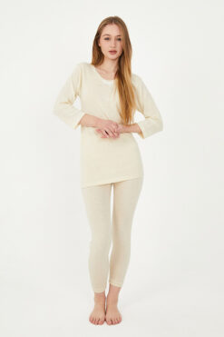 Alternative view of Kısa Kol Yün Fanila Takım