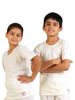 Çocuk Kısa Kol Yün Fanila