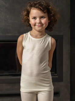 Çocuk Sıfır Kol Yün Fanila