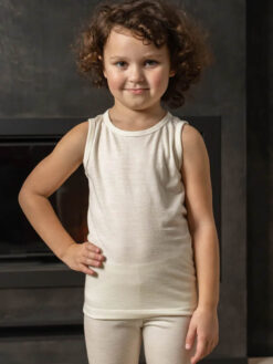 Çocuk Sıfır Kol Yün Fanila